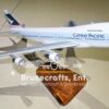 Model of B747-200 Cathay Pacific with detailed craftsmanship.